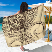 Hawaiian Hibiscus Tribal Vintage Motif Sarong Ver 3