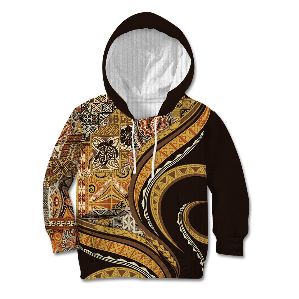 Hawaiian Hibiscus Tribal Vintage Motif Kid Hoodie Ver 4