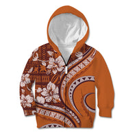 Hawaiian Hibiscus Tribal Vintage Motif Kid Hoodie Ver 5