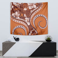 Hawaiian Hibiscus Tribal Vintage Motif Tapestry Ver 5 LT9 - Polynesian Pride