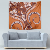 Hawaiian Hibiscus Tribal Vintage Motif Tapestry Ver 5 LT9 - Polynesian Pride