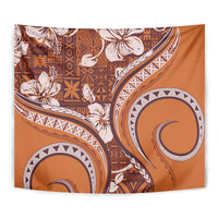 Hawaiian Hibiscus Tribal Vintage Motif Tapestry Ver 5 LT9 - Polynesian Pride
