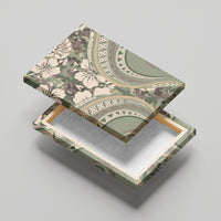 Hawaiian Hibiscus Tribal Vintage Motif Canvas Wall Art Ver 6