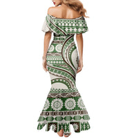 Hawaiian Hibiscus Tribal Vintage Motif Mermaid Dress Ver 7 LT9 - Polynesian Pride