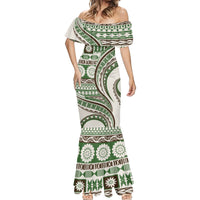 Hawaiian Hibiscus Tribal Vintage Motif Mermaid Dress Ver 7 LT9 - Polynesian Pride