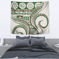Hawaiian Hibiscus Tribal Vintage Motif Tapestry Ver 7 LT9 - Polynesian Pride