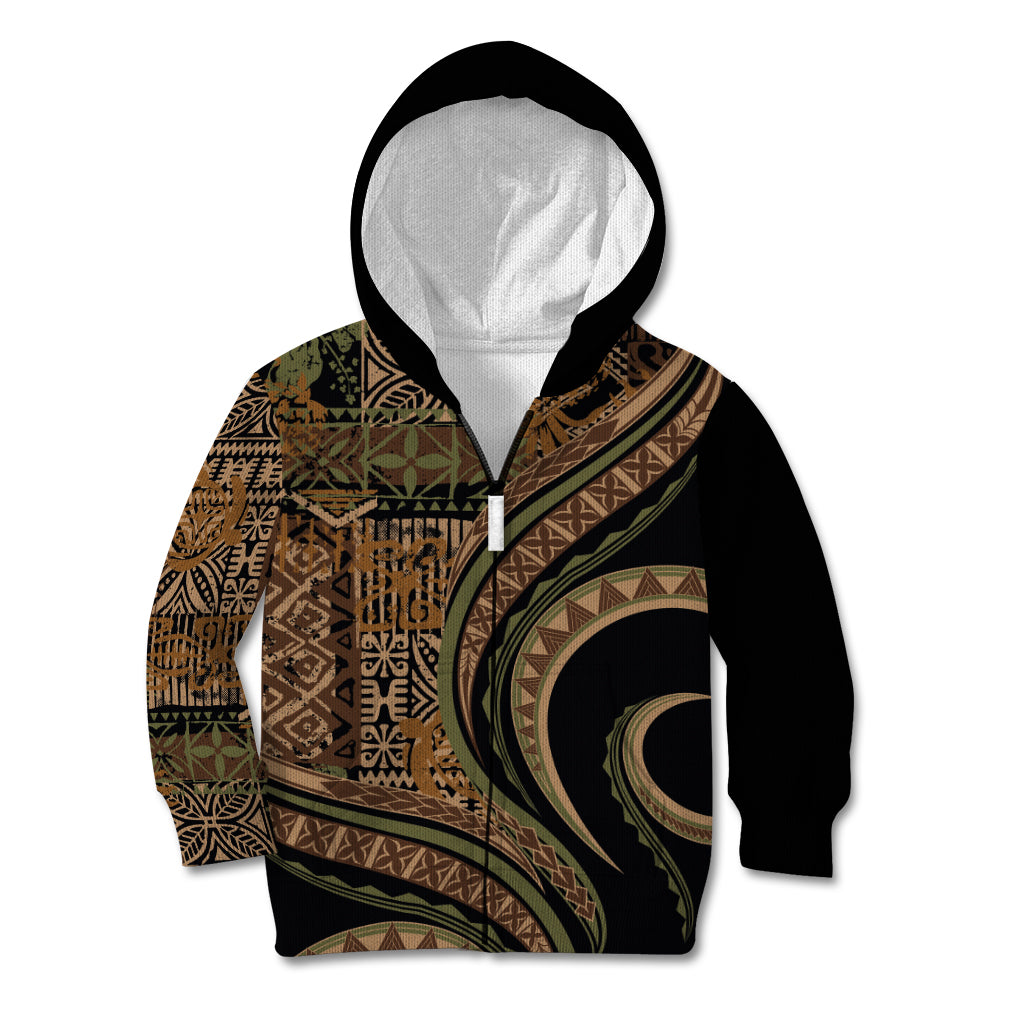 Hawaiian Hibiscus Tribal Vintage Motif Kid Hoodie Ver 8