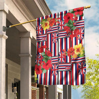 Hawaii Hibiscus Lei Garden Flag Hawaiian Flag Motif