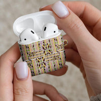 Hawaii Lokelani Pikake Lei AirPods Case Hawaiian Flag Motif