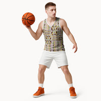 Hawaii Lokelani Pikake Lei Basketball Jersey Hawaiian Flag Motif