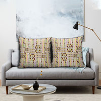 Hawaii Lokelani Pikake Lei Pillow Cover Hawaiian Flag Motif
