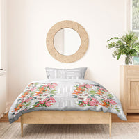 Hawaii Tropical Twist Lei Bedding Set Hawaiian Flag Motif