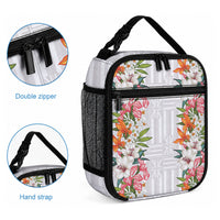 Hawaii Tropical Twist Lei Lunch Bag Hawaiian Flag Motif LT9 - Polynesian Pride