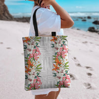 Hawaii Tropical Twist Lei Tote Bag Hawaiian Flag Motif LT9 - Polynesian Pride