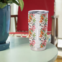 Hawaii Tropical Twist Lei Tumbler Cup Hawaiian Flag Motif LT9 - Polynesian Pride