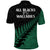 Australia New Zealand Rugby Polo Shirt Aboriginal Wallabies and Maori Black Fern Green Vibe LT9 - Polynesian Pride