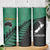 Australia New Zealand Rugby Skinny Tumbler Aboriginal Wallabies and Maori Black Fern Green Vibe