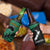 Australia New Zealand Rugby 4 in 1 Can Cooler Tumbler Green Aboriginal Wallabies and Maori Black Fern - Polynesian Pride
