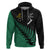 Custom Australia Wallabies and Aotearoa Rugby Hoodie Kangaroo Black Fern Maori Green Vibe LT9 Pullover Hoodie Green - Polynesian Pride