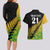 Custom Australia Wallabies and Aotearoa Rugby Couples Matching Long Sleeve Bodycon Dress and Hawaiian Shirt Kangaroo Black Fern Maori Gradient Vibe LT9 - Polynesian Pride