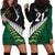 Custom South Africa and Aotearoa Rugby Hoodie Dress Springboks Black Fern Maori Vibe LT9 - Polynesian Pride