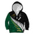 Custom South Africa and Aotearoa Rugby Kid Hoodie Springboks Black Fern Maori Vibe LT9 - Polynesian Pride