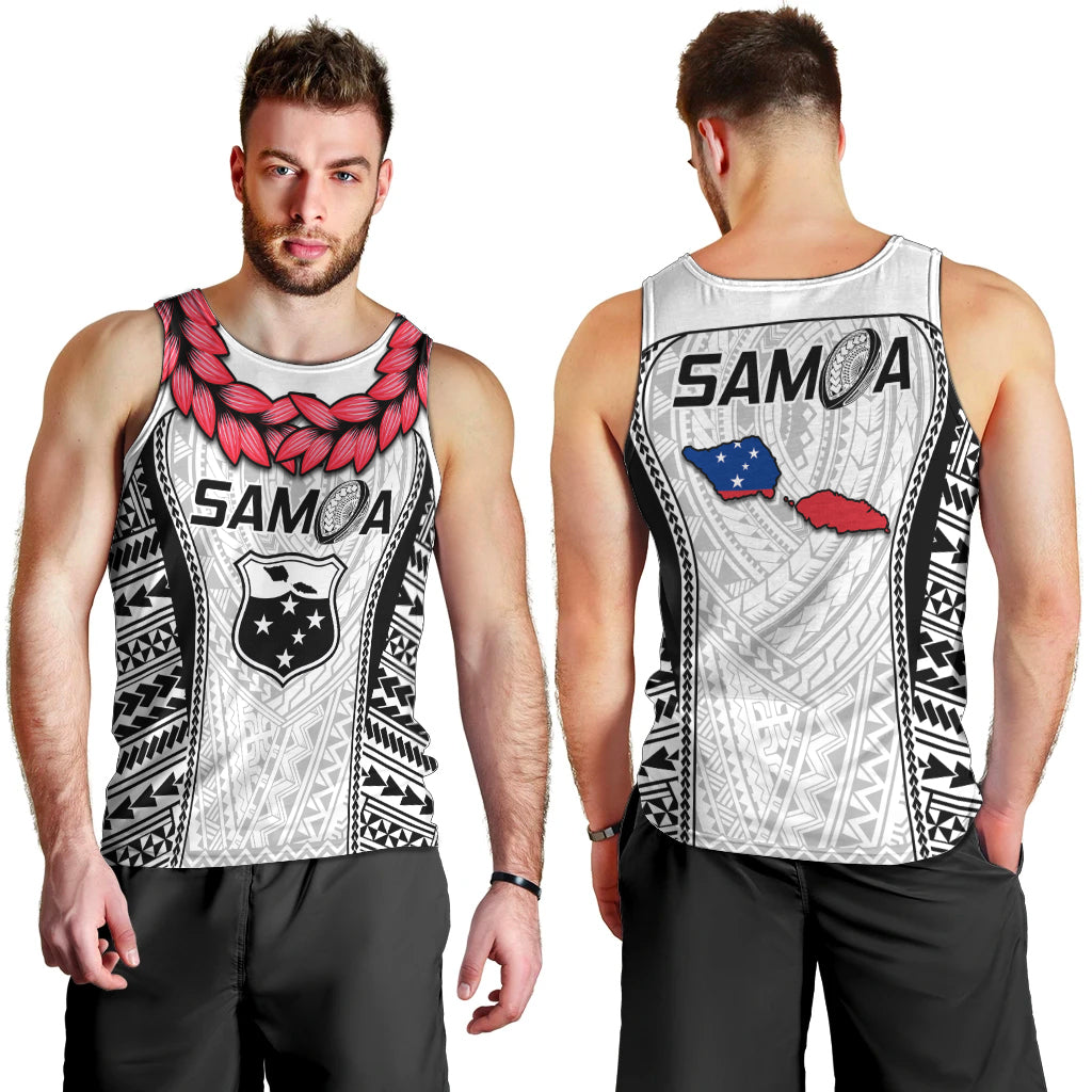 Samoa Rugby Men Tank Top Go Champions World Cup 2023 Polynesian Unique LT9 - Polynesian Pride
