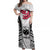 Samoa Rugby Off Shoulder Maxi Dress Go Champions World Cup 2023 Polynesian Unique LT9 Women White - Polynesian Pride