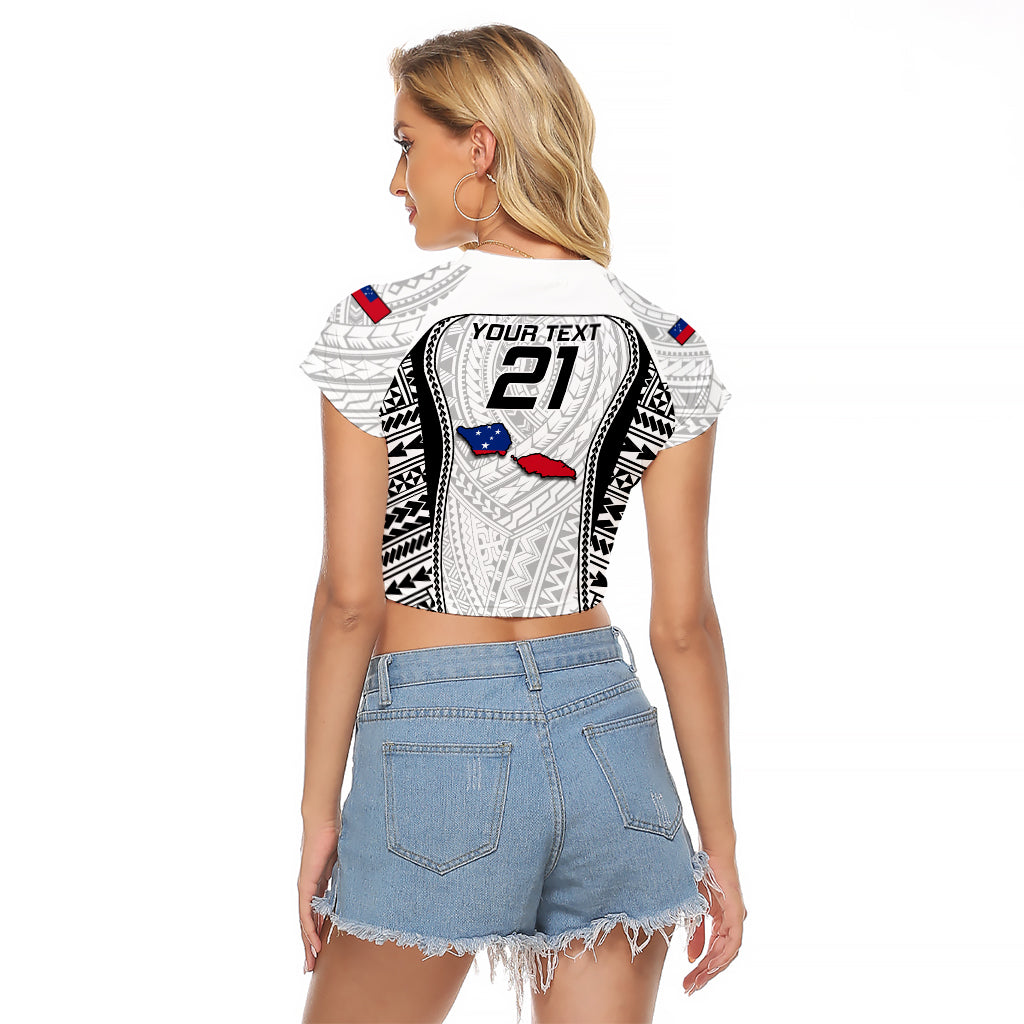 Custom Samoa Rugby Raglan Cropped T Shirt Go Champions World Cup 2023 Polynesian Unique LT9 - Polynesian Pride