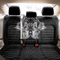 Aotearoa Kowhaiwhai Poutama Black Motif Back Car Seat Cover