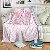 Aotearoa Kowhaiwhai Poutama Pink Motif Blanket