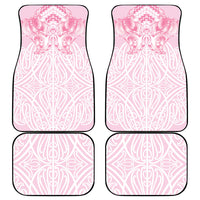 Aotearoa Kowhaiwhai Poutama Pink Motif Car Mats
