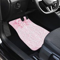Aotearoa Kowhaiwhai Poutama Pink Motif Car Mats