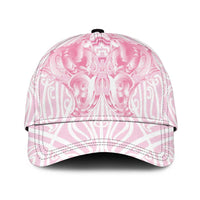 Aotearoa Kowhaiwhai Poutama Pink Motif Classic Cap