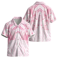 Aotearoa Kowhaiwhai Poutama Pink Motif Kid Hawaiian Shirt LT9 - Polynesian Pride