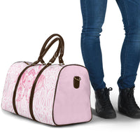 Aotearoa Kowhaiwhai Poutama Pink Motif Travel Bag LT9 - Polynesian Pride