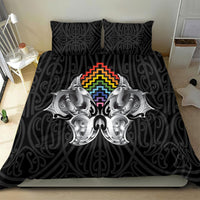 Aotearoa Kowhaiwhai Poutama Rainbow Motif Bedding Set