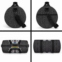 Aotearoa Kowhaiwhai Poutama Rainbow Motif Duffle Bag