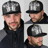 Aotearoa Kowhaiwhai Poutama Rainbow Motif Mesh Trucker Cap
