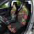 Meri Kirihimete Kakapo Car Seat Cover Black Silver Fern Christmas Vibe