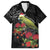 Meri Kirihimete Kakapo Hawaiian Shirt Black Silver Fern Christmas Vibe