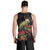 Meri Kirihimete Kakapo Men Tank Top Black Silver Fern Christmas Vibe