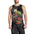 Meri Kirihimete Kakapo Men Tank Top Black Silver Fern Christmas Vibe