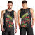 Meri Kirihimete Kakapo Men Tank Top Black Silver Fern Christmas Vibe