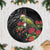 Meri Kirihimete Kakapo Tree Skirt Black Silver Fern Christmas Vibe