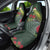 Meri Kirihimete Kakapo Car Seat Cover Green Silver Fern Christmas Vibe