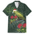 Meri Kirihimete Kakapo Hawaiian Shirt Green Silver Fern Christmas Vibe