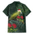 Meri Kirihimete Kakapo Hawaiian Shirt Green Silver Fern Christmas Vibe