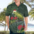 Meri Kirihimete Kakapo Hawaiian Shirt Green Silver Fern Christmas Vibe