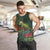 Meri Kirihimete Kakapo Men Tank Top Green Silver Fern Christmas Vibe